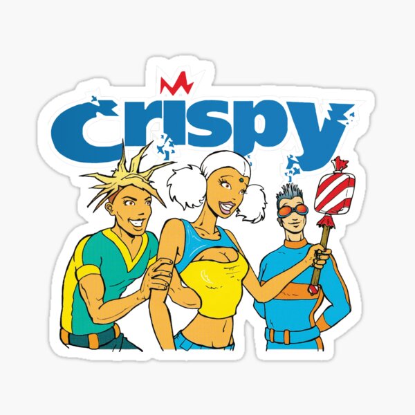 Crispy Fan Lollipop Sticker