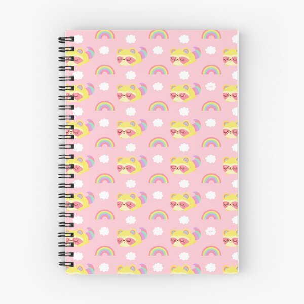 Item preview, Rainbow Raccoon Surface Pattern Design - Pink designed and sold by jsongdesign.