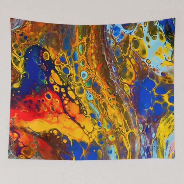 Item preview, Flow 1 Trippy Acrylic Pour Art designed and sold by cjpours.