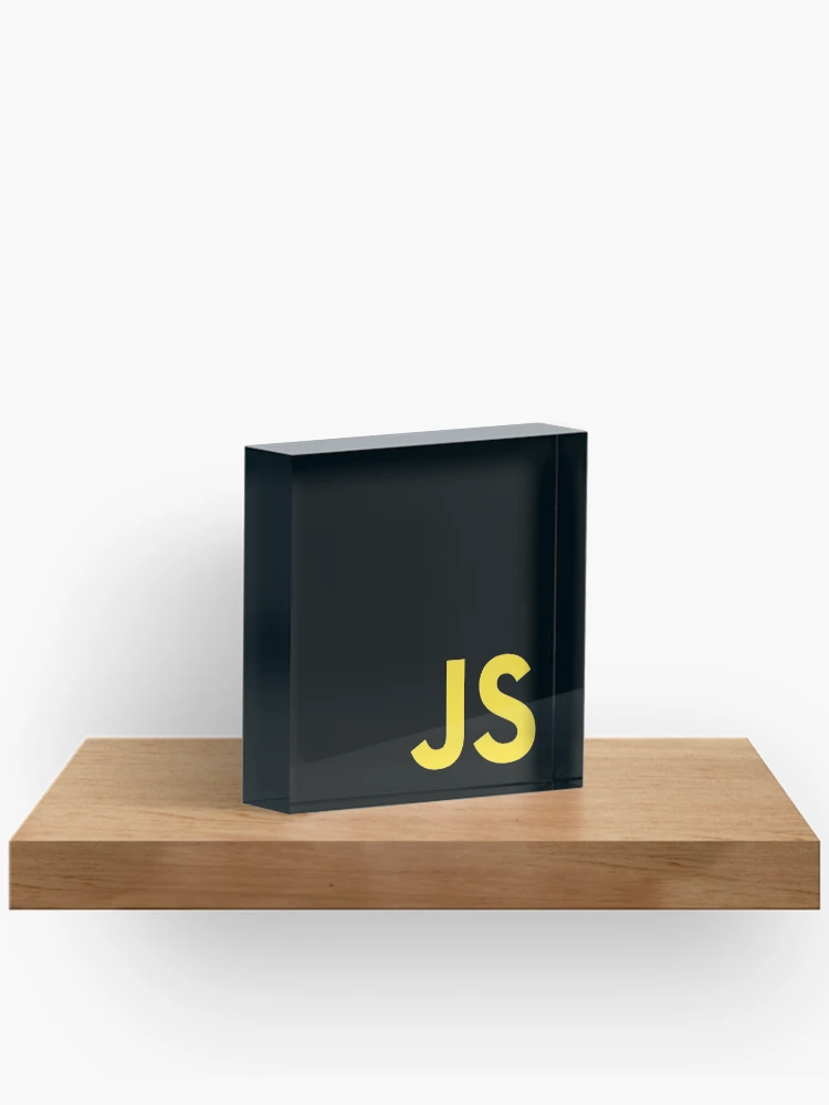 Imagen 2 de 5, Bloque acrílico con la obra JavaScript, diseñada y vendida por zoerab.