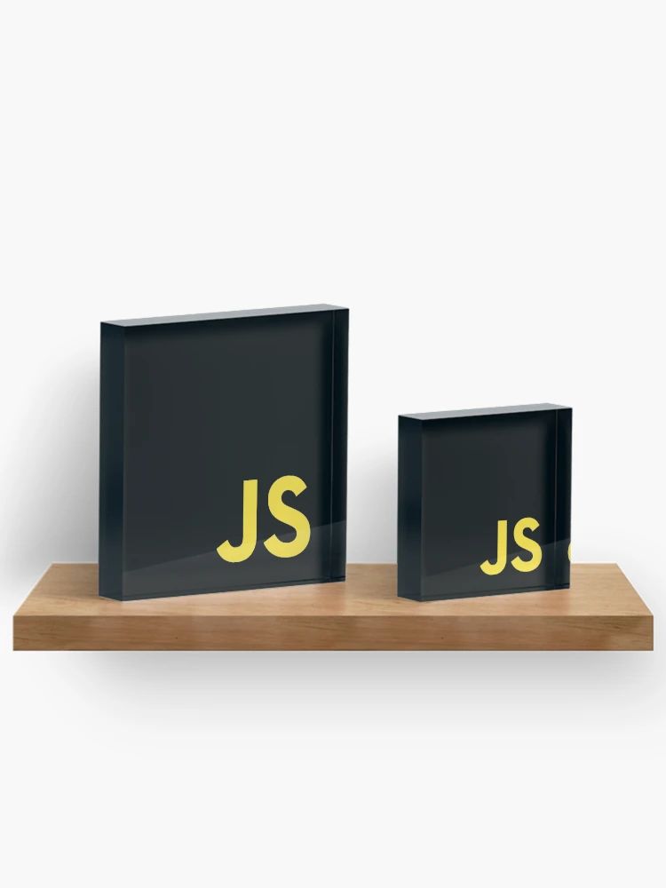 Imagen 3 de 5, Bloque acrílico con la obra JavaScript, diseñada y vendida por zoerab.