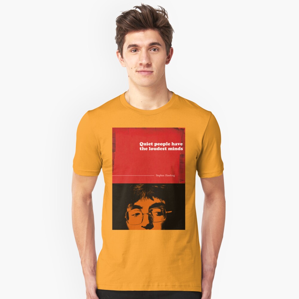 Stephen Hawking Quote Slim Fit T-Shirt