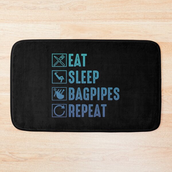 Item preview, Eat Sleep Bagpipes Repeat Funny Bagpipe Player Racerback Tank Top designed and sold by allysonhat.