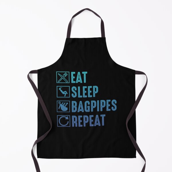 Item preview, Eat Sleep Bagpipes Repeat Funny Bagpipe Player Racerback Tank Top designed and sold by allysonhat.