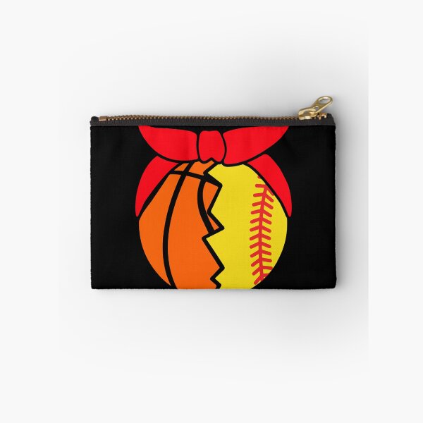 Item preview, Softball Basketball Ball With Headband Gift For Softball Lover Basketball Lover Sticker designed and sold by janlzmaude.