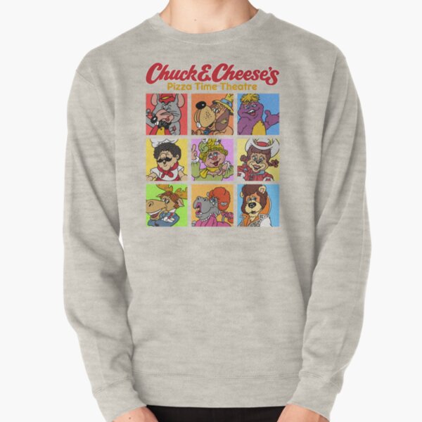 Your Favorite 80s Animatronic Monstrosities from Chuck E. Cheese's "Munch's Make Believe Band" Pullover Sweatshirt