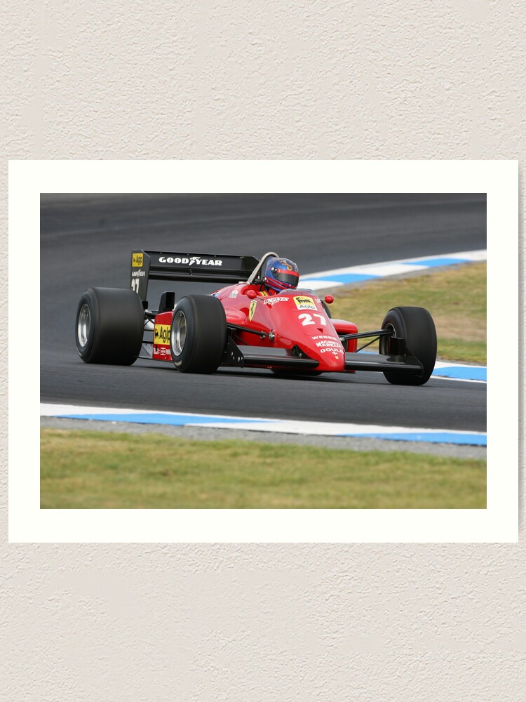 Alternate view of Ferrari F1 Art Print