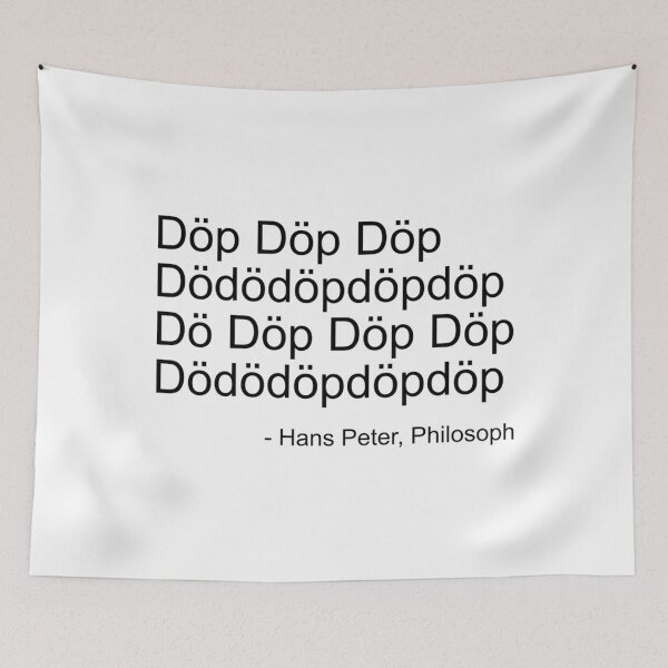 Item preview, Döp Döp Döp Dödödöpdöpdöp                                                     designed and sold by GreysonCampbell.