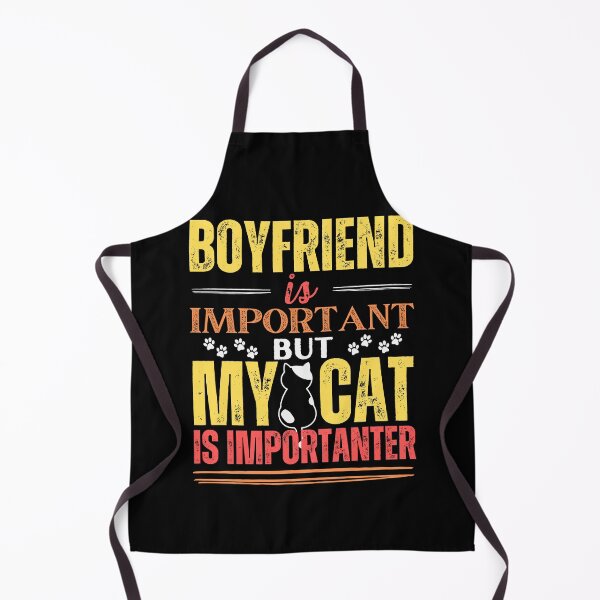 Item preview, Boyfriend is important but my cat is more important designed and sold by marunstudio.