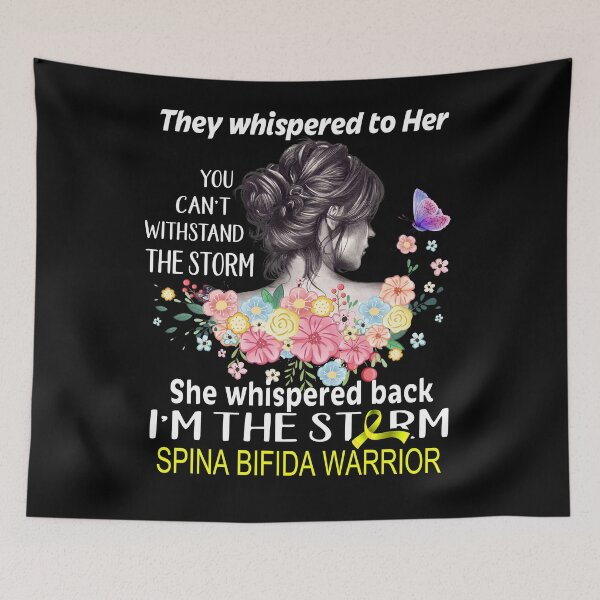 Item preview, Spina Bifida Warrior I'm The Storm Spina Bifida Awareness designed and sold by Hatjar.