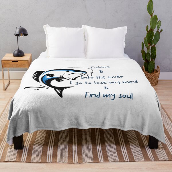 Item preview, fishing and into the river i go to lose my mind and find my soul designed and sold by CreeDesigns723.