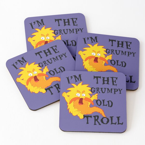 Item preview, Grumpy old troll designed and sold by nothing rhymes with orange.