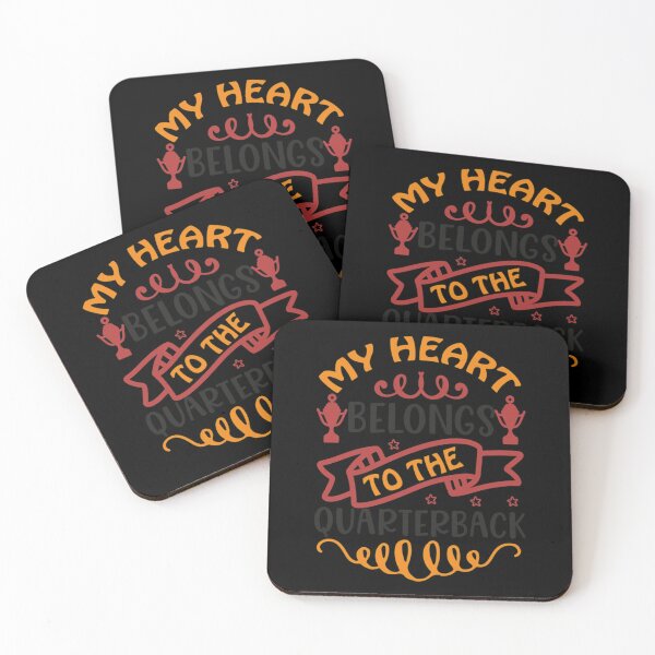 Item preview, My Heart Belongs To The Quarterback Essential T-Shirt designed and sold by verarheaf9.
