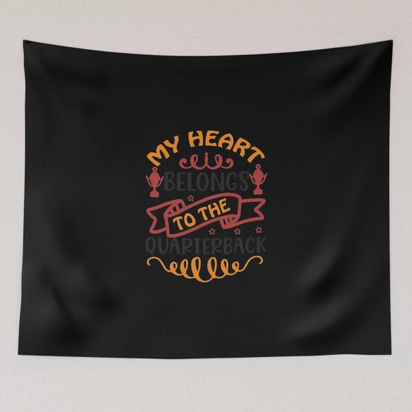 Item preview, My Heart Belongs To The Quarterback Essential T-Shirt designed and sold by verarheaf9.