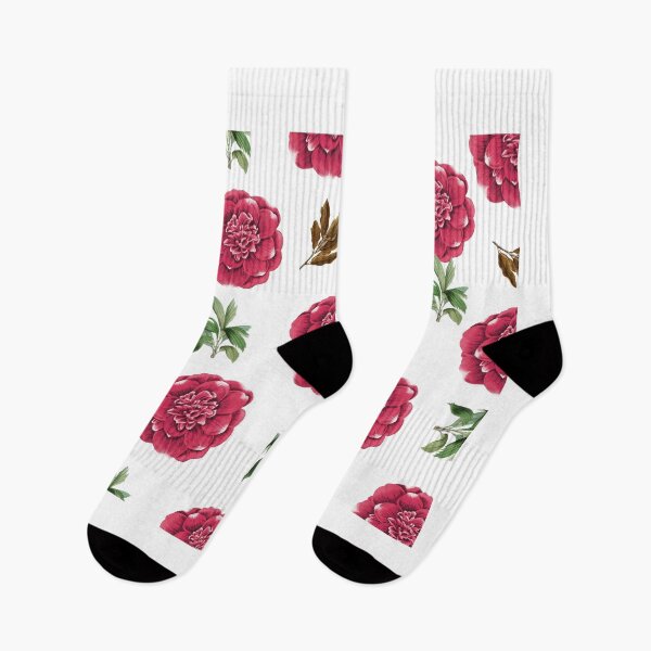 Item preview, Roses Leaves | Carnations | Red Flowers  designed and sold by campingforge.