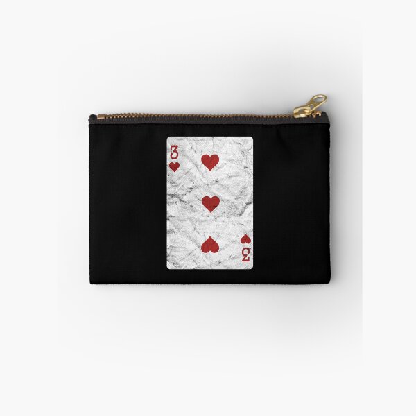 Item preview, Playing Cards 3 of Hearts (distressed design) designed and sold by siggyspatsky.