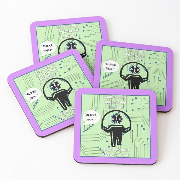 Item preview, Alexa Skip Funny Design designed and sold by CoyoteGifts.