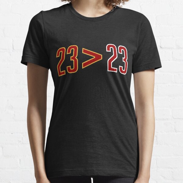 LeBron Greater Than Jordan (Black) Essential T-Shirt