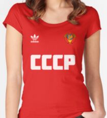 Soviet football team Women's Fitted Scoop T-Shirt