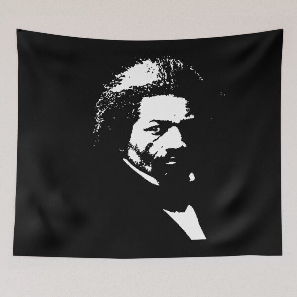 Aperçu de l'œuvre Frederick Douglass Histoire des Noirs aspect grunge vieilli créée et vendue par MiloBlaz.