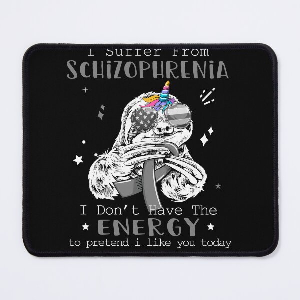 Item preview, Funny Sloth I Suffer From Schizophrenia designed and sold by Kohend.