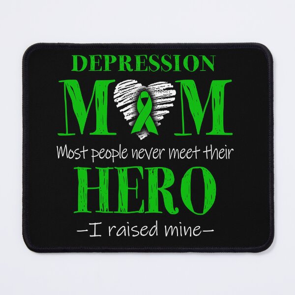 Item preview, Proud Depression Mom HERO I Raised Mine designed and sold by Mnrshirley.