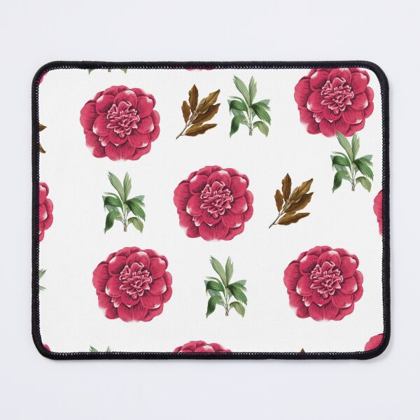 Item preview, Roses Leaves | Carnations | Red Flowers designed and sold by campingforge.