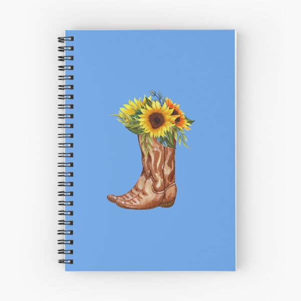 Item preview, Boot With Sunflowers designed and sold by TheCatmeow2000.