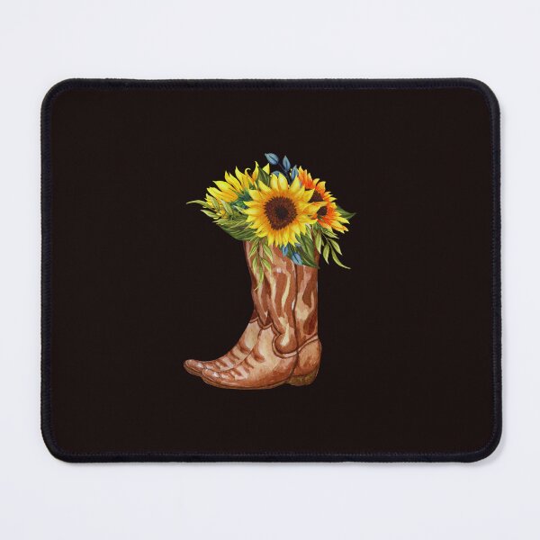 Item preview, Boot With Sunflowers designed and sold by TheCatmeow2000.