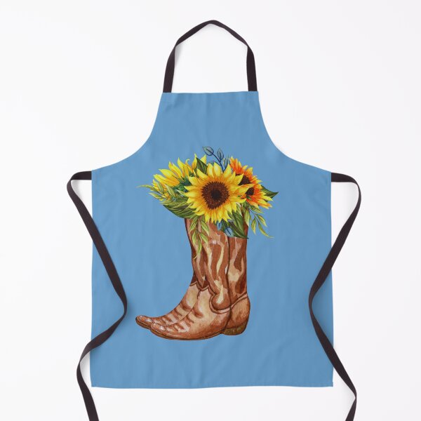 Item preview, Boot With Sunflowers designed and sold by TheCatmeow2000.