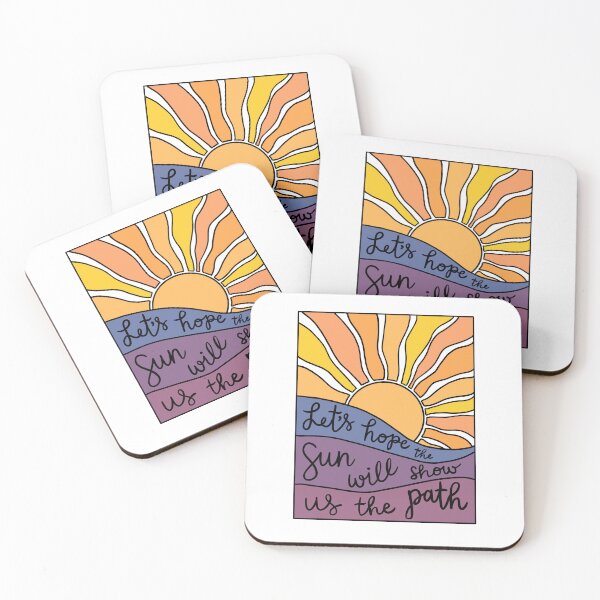 Item preview, Let’s Hope the Sun Will Show Us the Path - Lorde lyrics designed and sold by Caroline Shea.