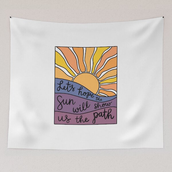 Item preview, Let’s Hope the Sun Will Show Us the Path - Lorde lyrics designed and sold by Caroline Shea.