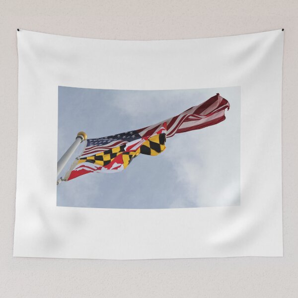 Item preview, US & MD Flags designed and sold by SunnyImage.
