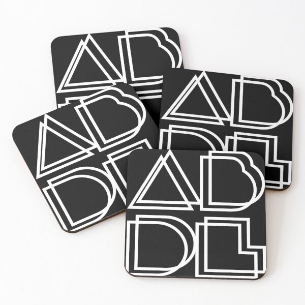 Item preview, ABDL logo - White on Black designed and sold by DF3.