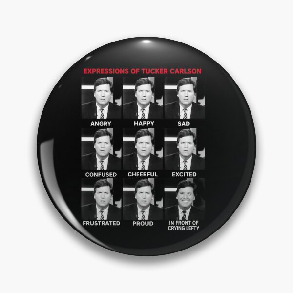 Artikelvorschau, Tucker Carlson-Ausdrucks-wesentliches T-Shirt entworfen und verkauft von CarmenHayess.