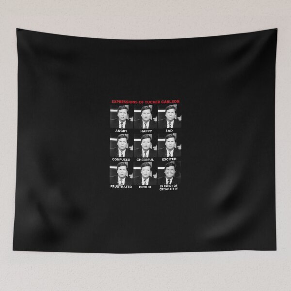Item preview, Tucker Carlson Expressions Essential T-Shirt designed and sold by CarmenHayess.