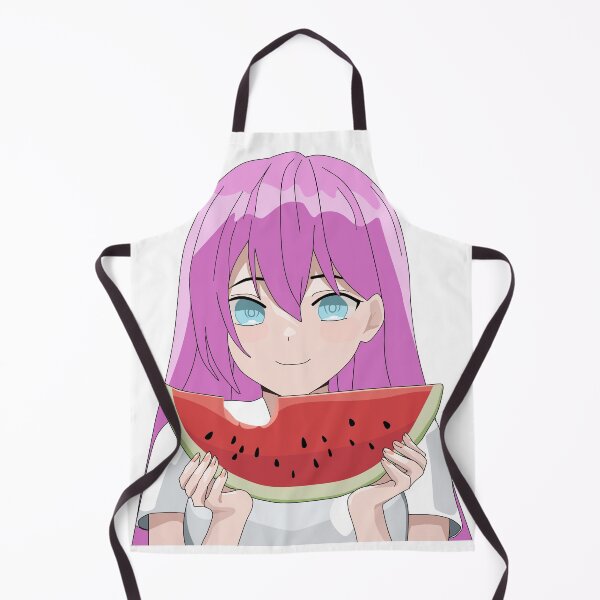 Item preview, Hello Summer Watermelon Anime Girl designed and sold by brendanre.