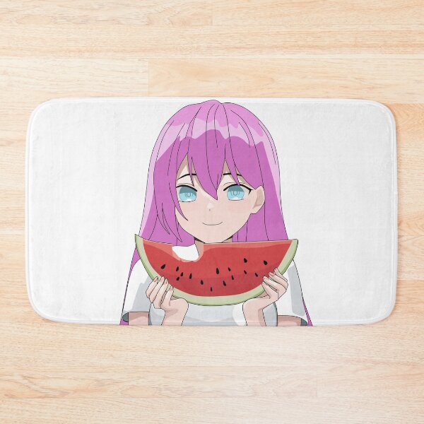 Item preview, Hello Summer Watermelon Anime Girl designed and sold by brendanre.