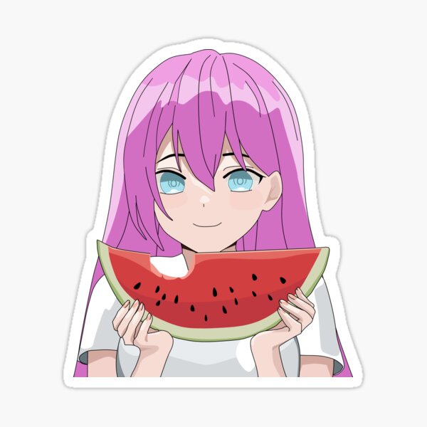 Pin by Raikerian on Anime | Watermelon cartoon, Watermelon art, Watermelon  drawing