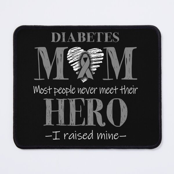 Item preview, Proud Diabetes Mom HERO I Raised Mine designed and sold by Mnrshirley.
