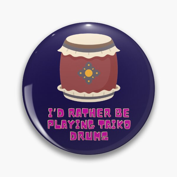 Item preview, I’d rather be playing taiko drums designed and sold by BumbleBearArtUK.