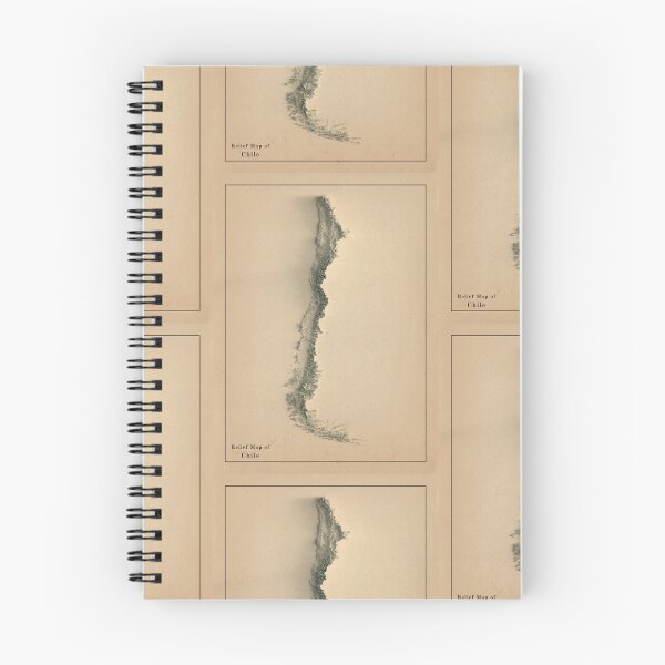 Item preview, Chile Relief Map 3D digitally-rendered designed and sold by ThinkAboutMaps.
