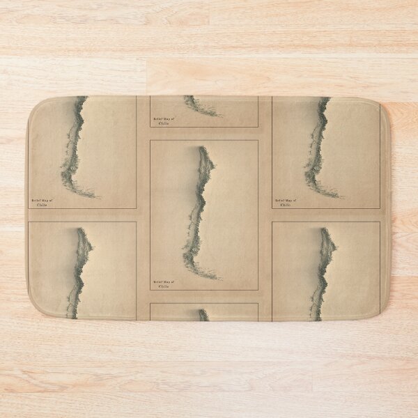 Item preview, Chile Relief Map 3D digitally-rendered designed and sold by ThinkAboutMaps.