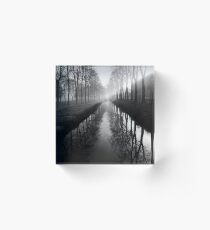 Film photography: Black and white morning Acrylic Block