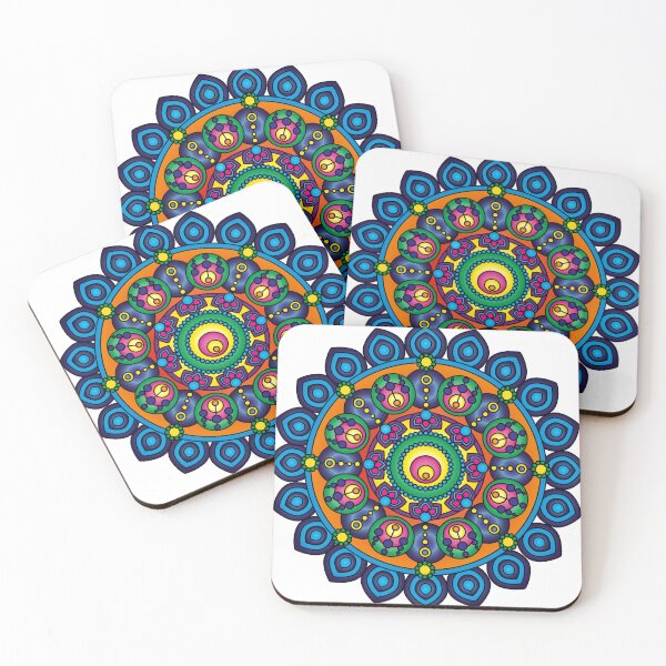 Item preview, Mandala Inspired Design in Colors #2.1 designed and sold by ZenDrawings.