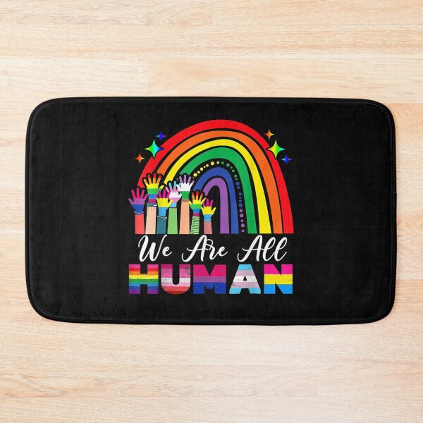 Item preview, We Are All Human Pride Ally LGBT Flag Gay Pride Month designed and sold by KuylerKnight.
