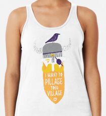 Plündern Racerback Tank Top