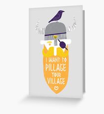 Tarjeta de felicitación Pillaje