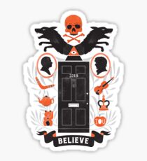 221B Baker Street Sticker
