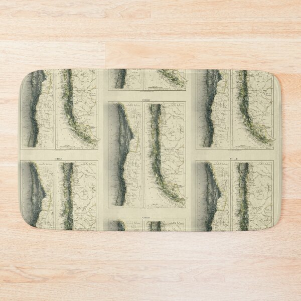 Item preview, 1892 Chile Relief Map 3D digitally-rendered designed and sold by ThinkAboutMaps.